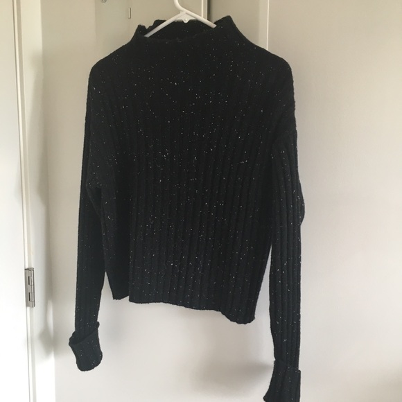 Frank and Oak Donegal Black Speckled Sweater - Picture 3 of 3